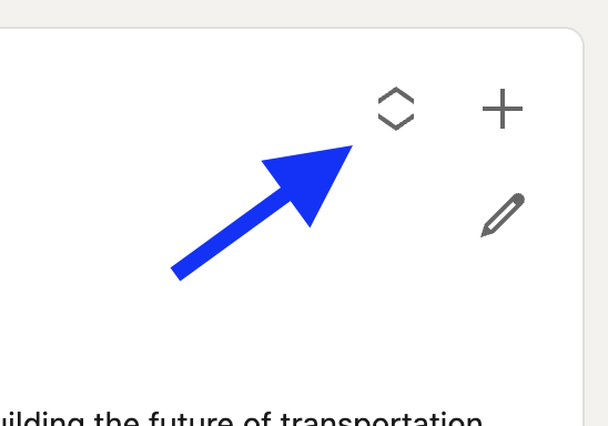 LinkedIn arrow example